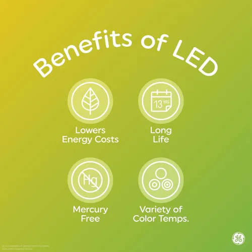 Miniatura 9 de GE Lighting LED+ - Bombilla de seguridad para exteriores con sensor de movimiento, blanco cálido, ajuste del atardecer al amanecer, base media