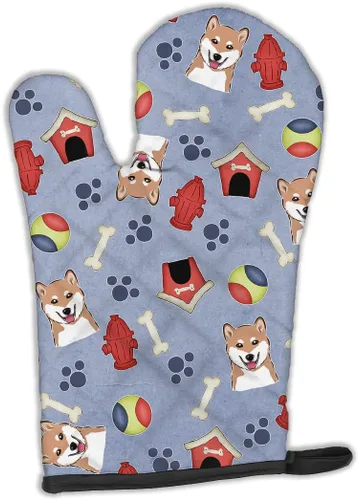 Miniatura 18 de Caroline's Treasures BB4020OVMT Dog House Collection Border Collie - Guante de horno grueso resistente al calor para sartenes calientes y horno