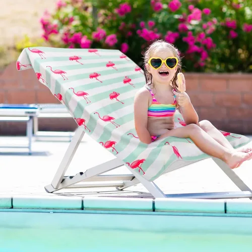 Miniatura 2 de Yahenda Paquete de 2 toallas de playa para niños de secado rápido para playa, piscina, baño, toalla para viajes, ducha, natación, campamento, 28 x