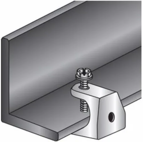 Miniatura 4 de Generic Abrazadera de haz de hierro maleable de 3/8", apertura de mandíbula de 7/8", tamaño de rosca de 3/8