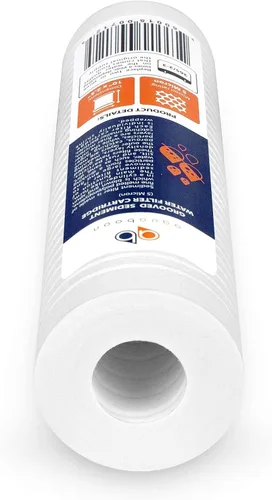 Miniatura 7 de Aquaboon cartucho de filtro de agua de sedimento ranurado, 10 pulgadas x 2.5 pulgadas, para cualquier unidad RO