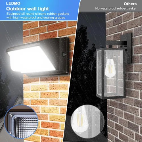 Miniatura 5 de ledmo Paquete de Pared LED de 150W con Fotocélula de Anochecer a Amanecer 5000K Impermeable Luminaria Comercial para Exteriores 21000lm 100-277V