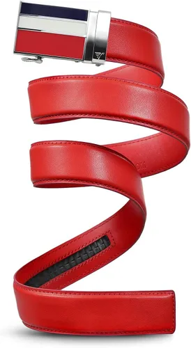 Miniatura 6 de Mission Belt Cinturón de trinquete de cuero para hombre, colección 3Bar