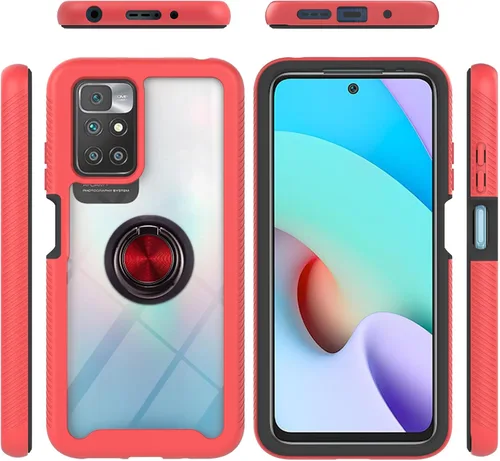Miniatura 129 de Funda compatible con Xiaomi Poco M5s 4G, compatible con Redmi Note 10 4G / Note 10S 4G / Note 11 SE (India), funda para teléfono 3 en 1, color azul