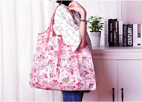 Miniatura 5 de Kerr's Choice Bolsa de comestibles portátil ligera Bolsa de compras de gran capacidad Bolsa de asas reutilizable duradera Accesorios de viaje