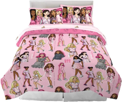 Miniatura 95 de Franco - Juego de ropa de cama para niños, edredón y sábanas supersuaves con funda de almohada, 5 piezas, tamaño individual, Jurassic World, 6A1348