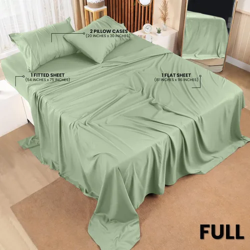 Miniatura 89 de Utopia Bedding Juego de sábanas Queen – Sábanas de 4 piezas para cama tamaño Queen, microfibra suave y transpirable, incluye 1 sábana bajera, 1 Gris
