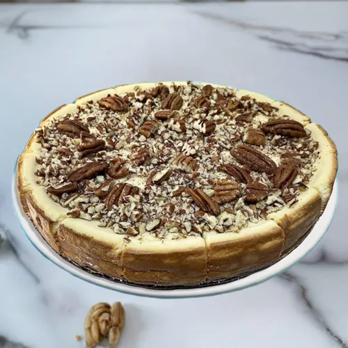 Miniatura 11 de ANDY ANAND CHOCOLATIER Lujosa tarta de queso Baklava: fusión de miel turca y crema de California - Delicia de postre gourmet de 9 pulgadas, 2.8