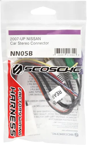 Miniatura 6 de Scosche NN05B Arnés de cableado de radio de coche compatible con vehículos Infiniti y Nissan amplificados de fábrica seleccionados 2007-2021 - Kit