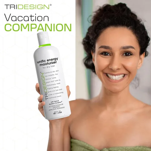 Miniatura 4 de TRIDESIGN Unific Energy Moisturizer - Acondicionador de cabello profundo para cabello seco dañado, hidratante para cabello rizado, encrespado