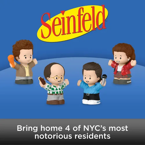 Miniatura 2 de Little People Collector Seinfeld TV Series Edición especial en caja de regalo para adultos y fanáticos, 4 figuras