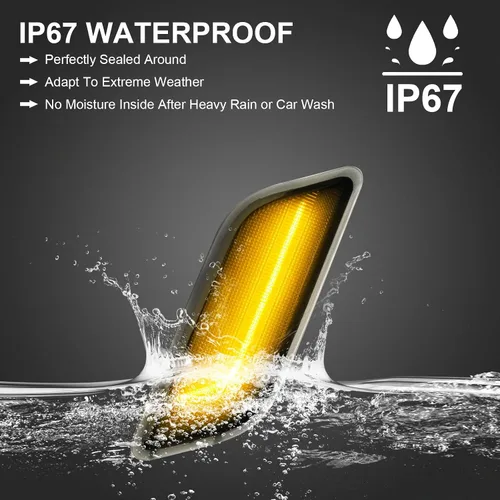 Miniatura 3 de Luces LED de posición laterales compatibles con Clase E W207 C207 A207 E350 E550 Coupé Convertible 2010-2013, lámparas de marcador de guardabarros