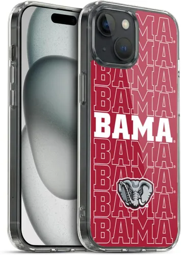 Miniatura 360 de Head Case Designs Funda de gel suave con licencia oficial de la Universidad de Alabama UA Collage compatible con Apple iPhone 13 Pro Max