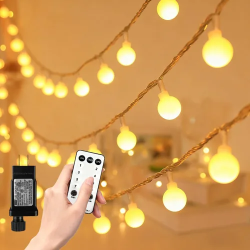 Miniatura 9 de RaThun - Cadena de luces LED con forma de esfera.