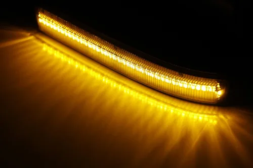 Miniatura 9 de iJDMTOY Luces de marcador de espejo lateral LED ámbar con lente ahumada, compatibles con Ford F150 2009-14 y SVT Raptor 2010-14, reemplaza