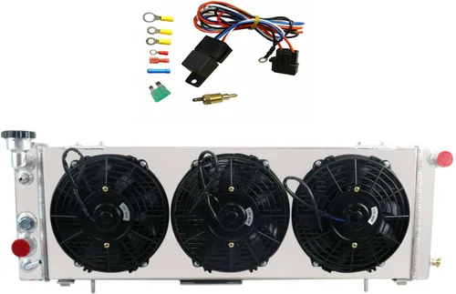 Radiador para Jeep Cherokee XJ Wagoneer Comanche 1984-2001 Pickup Truck 2.1L 2.5L L4 2.8L V6 4.0L L6 Gas, 1 fila de radiador de aluminio completo +