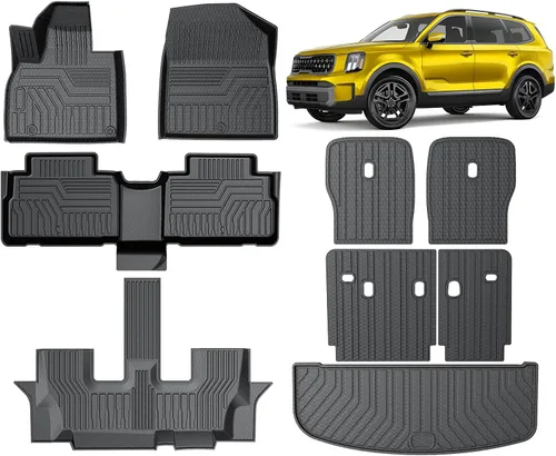 Miniatura 18 de KUST Alfombrillas y tapete de carga para maletero para Toyota RAV4 2019-2025, forro de carga para maletero trasero para todo tipo de clima
