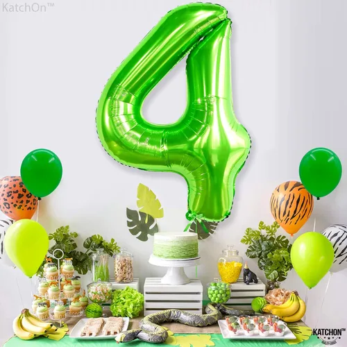 Miniatura 782 de KatchOn, Globo grande azul número 2 de 40 pulgadas Decoraciones de cumpleaños de Baby Shark para niño de 2 años Globo azul número 2 Globo