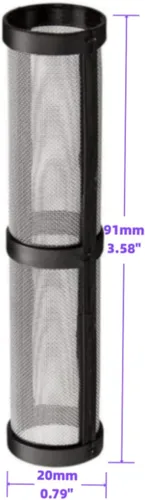 Miniatura 7 de Juego de filtros de rociador sin aire para Graco 390 395 490 495 595 3400 pulverizador, 3 tipos de bomba de pulverización de filtro de paja, filtro