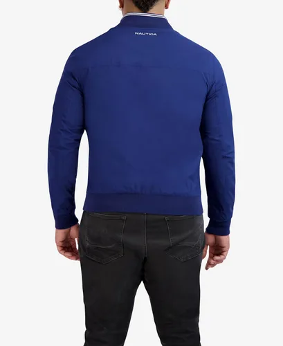 Miniatura 2 de Nautica - Chaqueta bomber ligera para hombre – Resistente al viento y al agua, tallas regulares, grandes y altas