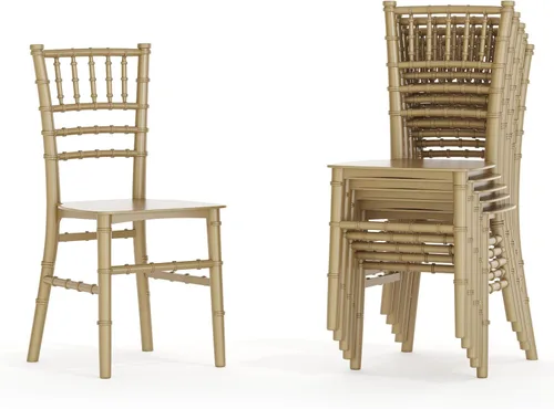 Miniatura 16 de Flash Furniture Silla Chiavari para Niños de Resina de Cristal Transparente para Fiestas y Eventos para Uso Comercial y Residencial