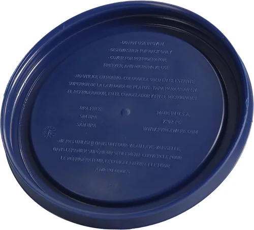 Miniatura 4 de Pyrex 7202-PC - Tapa de repuesto para almacenamiento de alimentos, 1 taza, color azul oscuro, fabricada en Estados Unidos