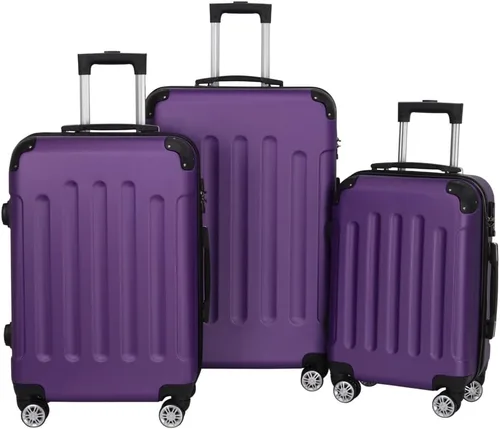 Miniatura 40 de Juego de equipaje de 3 piezas – Maletas con ruedas giratorias multidireccionales – Bolsa de viaje Maleta ABS con bloqueo TSA – Maletas de carcasa