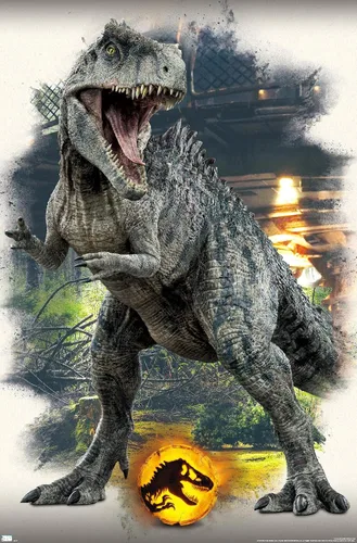 Miniatura 13 de Trends International Jurassic World: Dominion - Póster de pared focal Giganotosaurus, 14.725 x 22.375 pulgadas, paquete de póster y montaje prémium