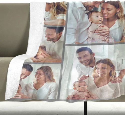 Miniatura 180 de Mantas personalizadas con foto, manta de fotos personalizada, mantas personalizadas con imagen, regalos personalizados para mujeres, hombres