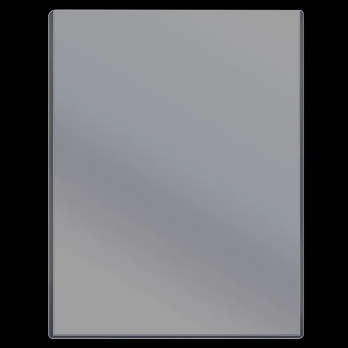 Teling Protectores rígidos de impresión de 8 1/2 x 11 pulgadas, protectores de páginas de papel rígido, cubierta de hoja de plástico transparente,