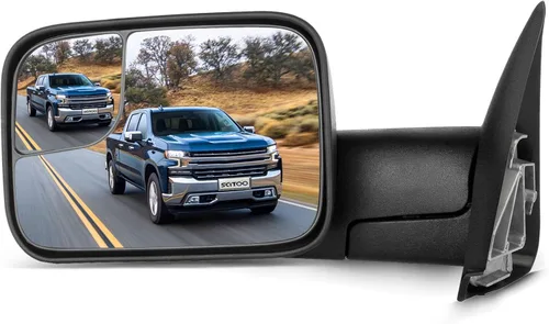 Miniatura 11 de SCITOO Compatible con espejos de remolque 2002-2008 para Dodge para Ram 1500 2003-2009 para Dodge para Ram 2500 3500 Pickup Power Heated Passenger