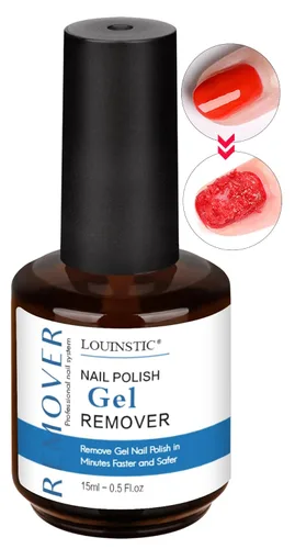 Removedor de esmalte de uñas de gel, rápido, sin remojo y sin papel de aluminio, seguro para uñas naturales, saludable, bajo olor, eliminación