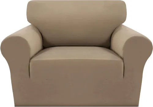 Miniatura 14 de MeilleMaison Funda elástica para sillón 2024, 1 pieza, lavable, protector de muebles para mascotas, funda de sofá antideslizante con parte inferior