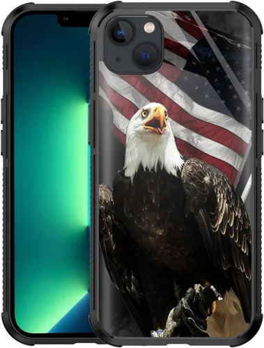 Miniatura 56 de Funda con diseño de ciervo y bandera estadounidense para iPhone 11 Pro Max - Funda protectora de poliuretano termoplástico resistente, antiarañazos