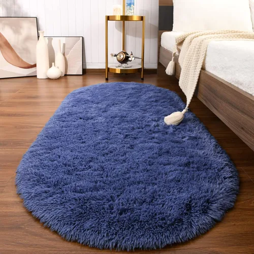 Miniatura 25 de Softlife Alfombras Esponjosas para Dormitorio, Alfombra de Área Peluda Bonita para Niñas y Niños Habitación de Bebé Decoración del Hogar, 2 x 5 Pies