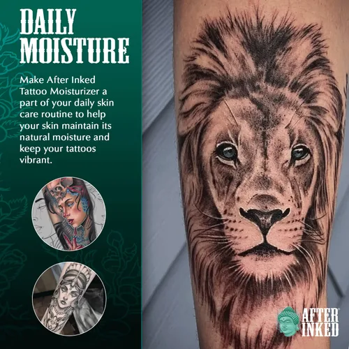 Miniatura 4 de After Inked Loción de cuidado posterior del tatuaje bálsamo hidratante para piel entintada, presentado en Ink Master, crema hidratante nutritiva