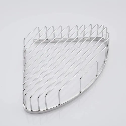 Miniatura 3 de Estante esquinero para ducha de baño, diseño hueco en las esquinas, organizador de estante de acero inoxidable ultra resistente a prueba de óxido