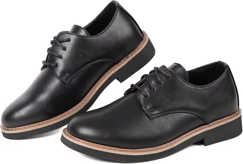 Miniatura 7 de CHERRY POPO Mocasines para niños, zapatos de barco casuales para niños, zapatos de vestir para niños