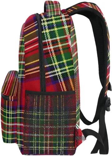 Miniatura 6 de JIPONI Mochila para mujeres y hombres, mochila escolar para estudiantes, mochila de viaje para computadora portátil, mochila Daypack-F, Navidad