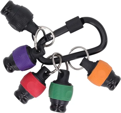 Miniatura 5 de 6pcs 1/4in Socket Bit Holder Portable Destornillador Llavero Herramienta para uso al aire libre