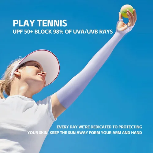 Miniatura 3 de Cubierta de brazo de manga larga con protección UV para mujer, protección UPF 50+, cubierta de mano de sol de verano para pesca al aire libre