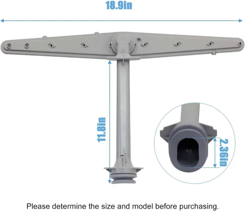 Miniatura 2 de 5304506740 (AP6036364) Brazo rociador para lavavajillas, conjunto de brazo de lavado central compatible con Frigidaire, lavavajillas Ikea reemplaza