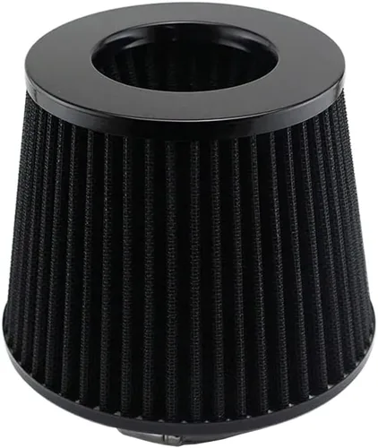 Miniatura 7 de Limpiador de filtro de aire de 2.992 in para tubo de admisión con filtro de repuesto de 2.99 pulgadas de diámetro (2.992 in negro B)