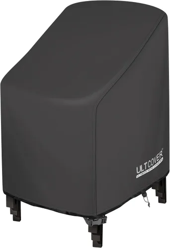 ULTCOVER Funda apilable para silla de patio, impermeable, para exteriores, se adapta a hasta 26 pulgadas de ancho x 30 pulgadas de profundidad x 45