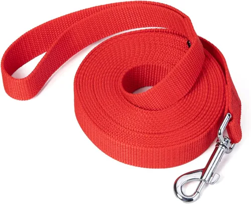 Miniatura 24 de Correa de entrenamiento de nailon resistente y duradera, cuerda de tracción de 1 pulgada de ancho, 6 pies de largo, para perros pequeños y medianos