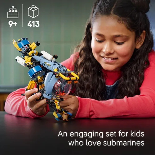 Miniatura 2 de LEGO Technic Submarino de Investigación de Aguas Profundas - Juguete de Construcción para Niños, Niños y Niñas, a Partir de 9 Años - Idea de Regalo