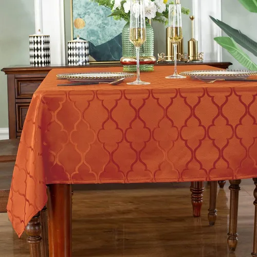 Miniatura 8 de SASTYBALE Servilletas de tela jacquard de 20 x 20 pulgadas, patrón de flores, 4 piezas, sólidas, lavables, cómodas para restaurantes, cenas