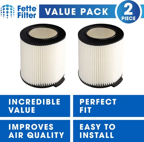 Miniatura 2 de Fette Filter - Filtro de repuesto VF4000 para aspiradora de 5 a 20 galones y más grande, compatible con aspiradoras Ridgid 72947 en seco húmedo de 5