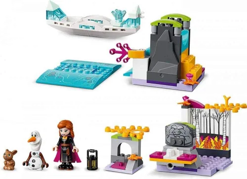Miniatura 2 de LEGO Disney Frozen II Expedición en Canoa de Anna 41165 Kit de Construcción de Aventura Congelada (108 Piezas)