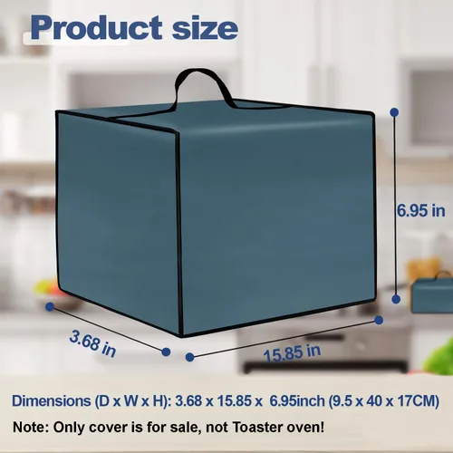 Miniatura 4 de Funda para tostadora Bella de 2 rebanadas delgada, Funda para tostadora de 2 rebanadas, Funda para tostadora impermeable, resistente al calor y al